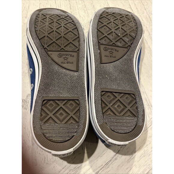 Converse Chuck Taylor All Star Low Top Shoes Womens Size 8 Blue Canvas Cleaned - Picture 7 of 7